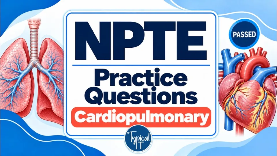 NPTE Vital Signs Practice Question for 2026 Cardiopulmonary Review